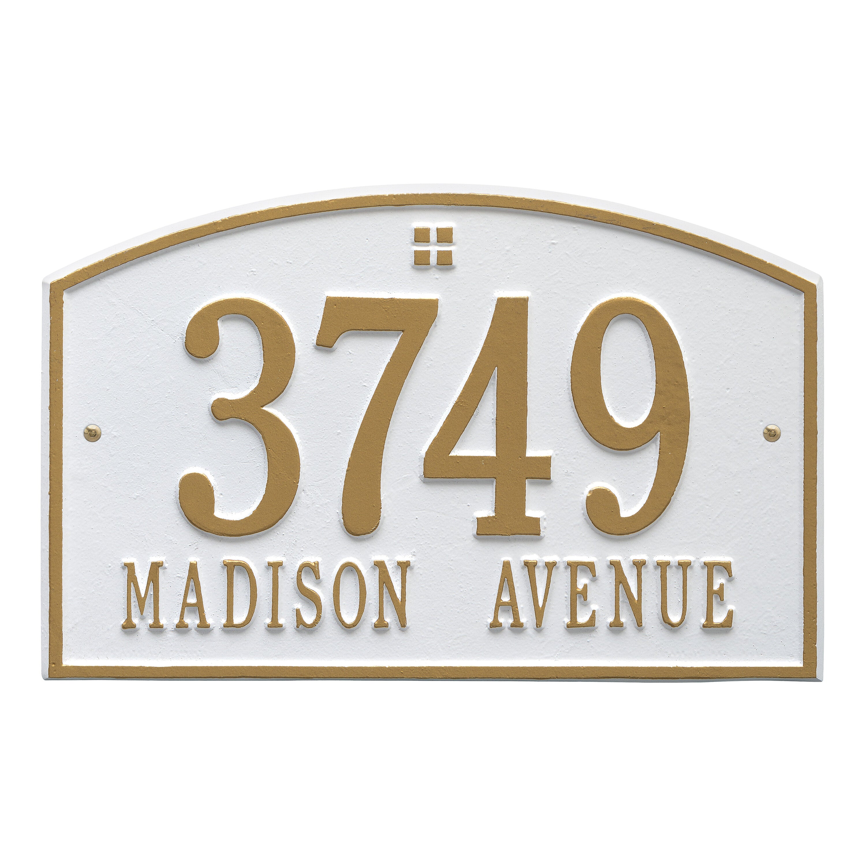 Cape Charles Standard Wall Address Plaque