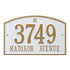 Cape Charles Standard Wall Address Plaque