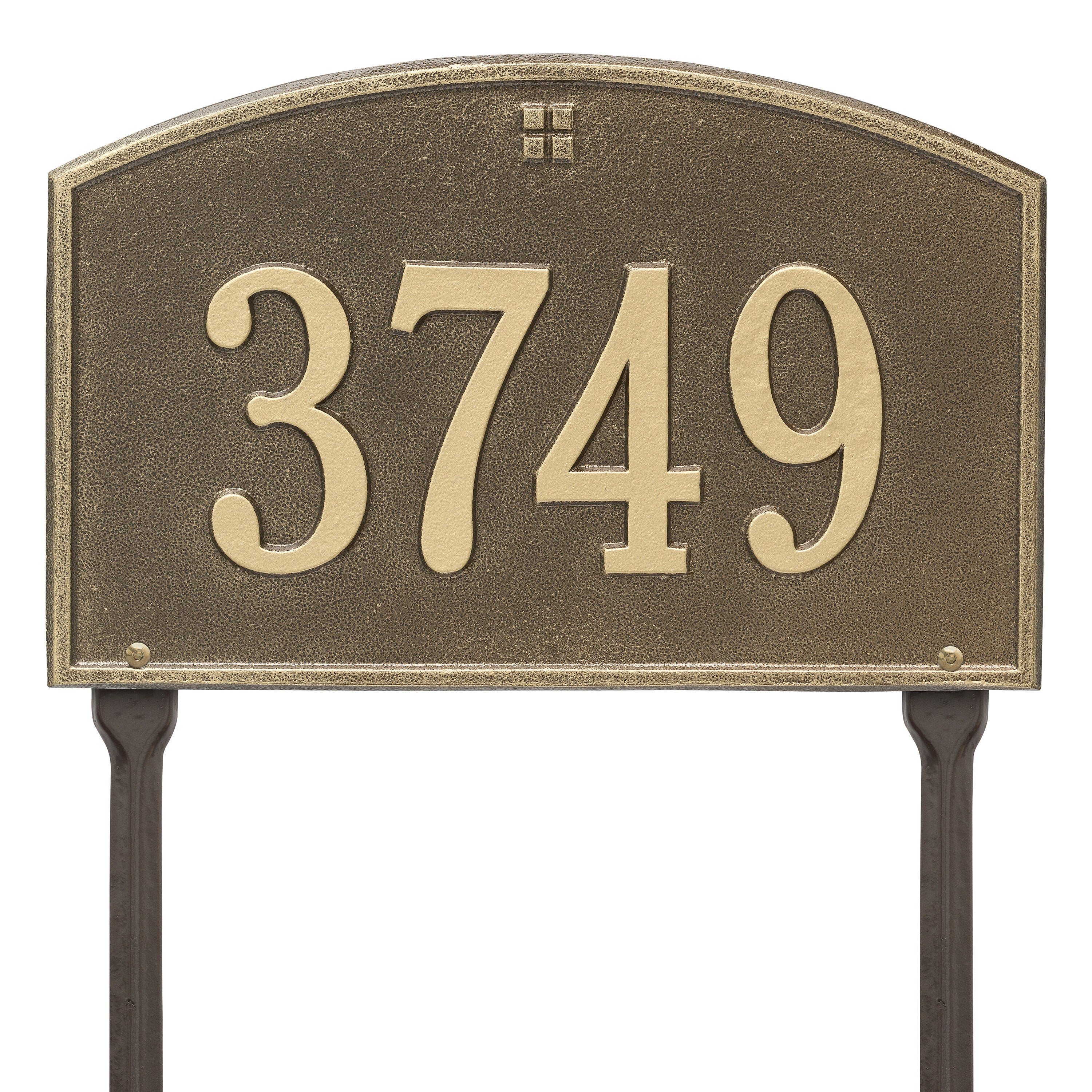 Cape Charles Standard Lawn Address Plaque