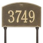 Cape Charles Standard Lawn Address Plaque