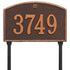 Cape Charles Standard Lawn Address Plaque
