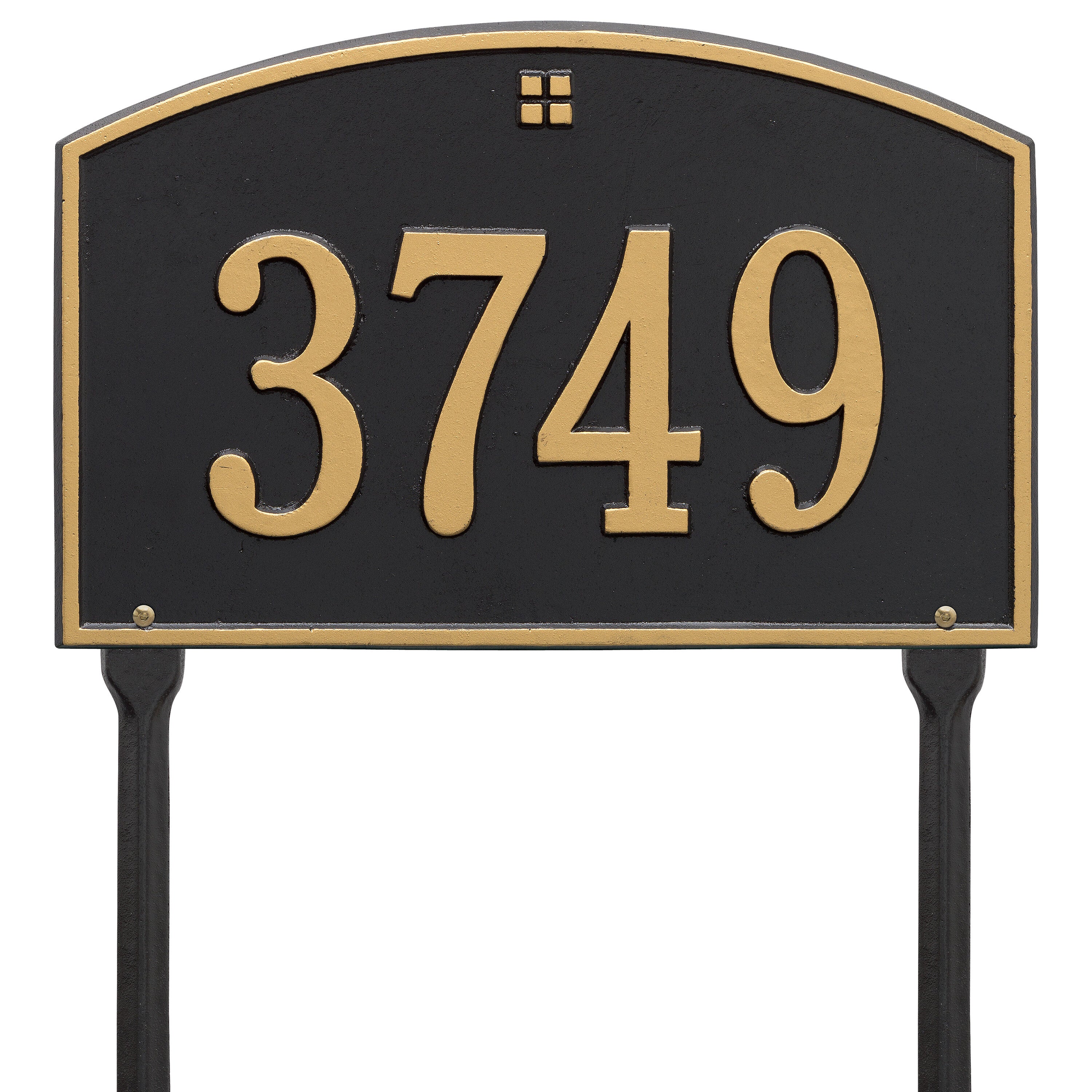 Cape Charles Standard Lawn Address Plaque