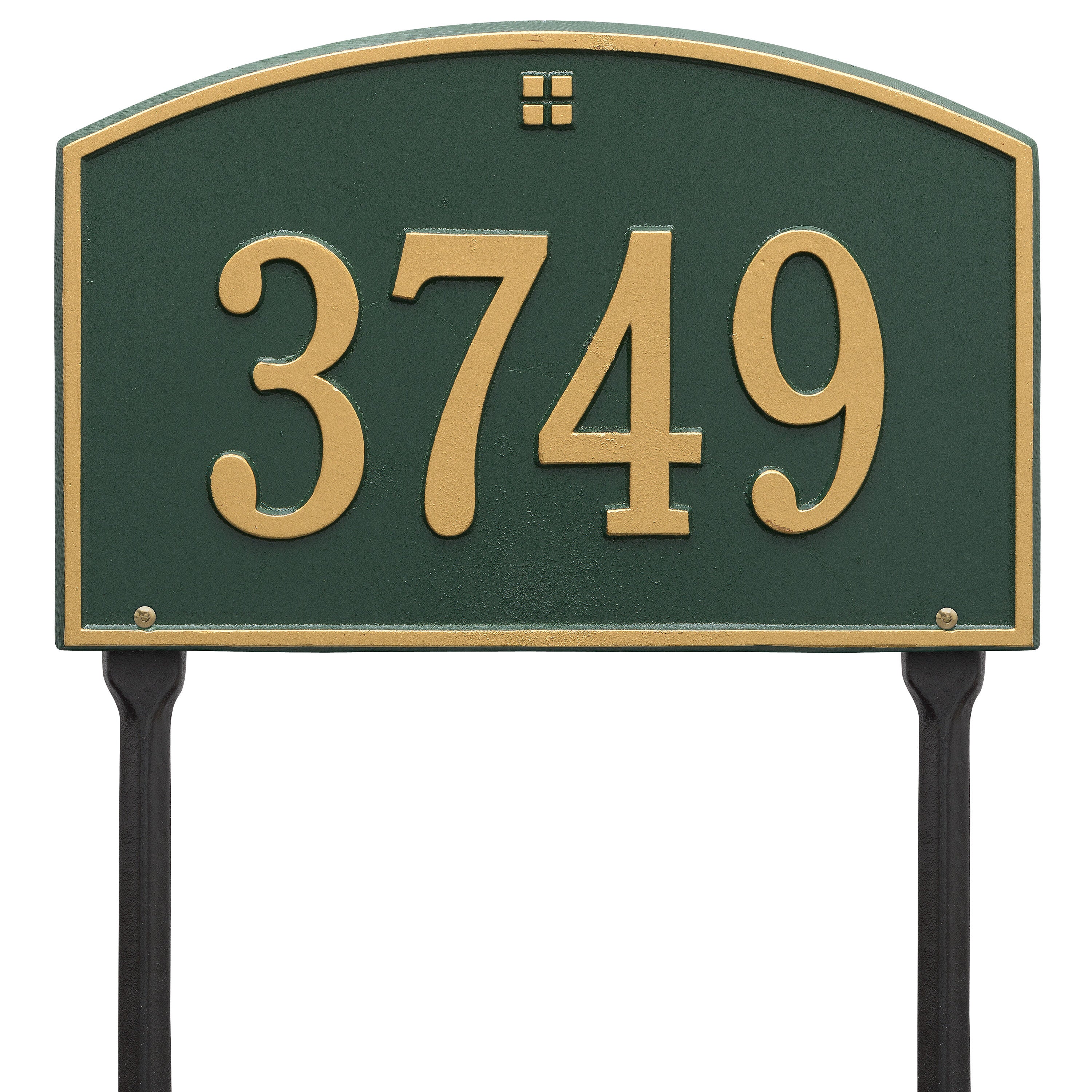 Cape Charles Standard Lawn Address Plaque