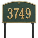 Cape Charles Standard Lawn Address Plaque