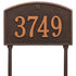 Cape Charles Standard Lawn Address Plaque