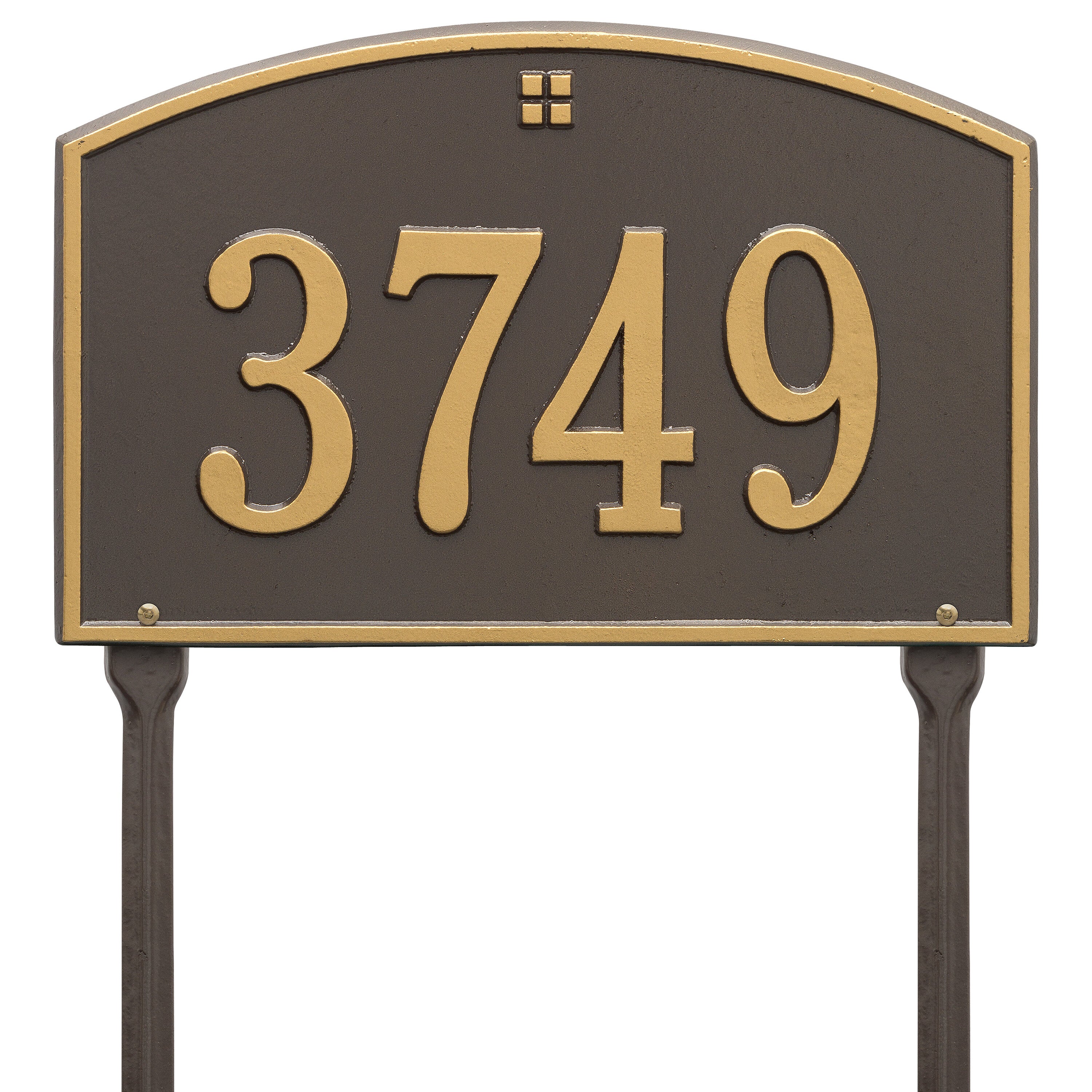Cape Charles Standard Lawn Address Plaque