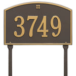 Cape Charles Standard Lawn Address Plaque