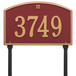 Cape Charles Standard Lawn Address Plaque