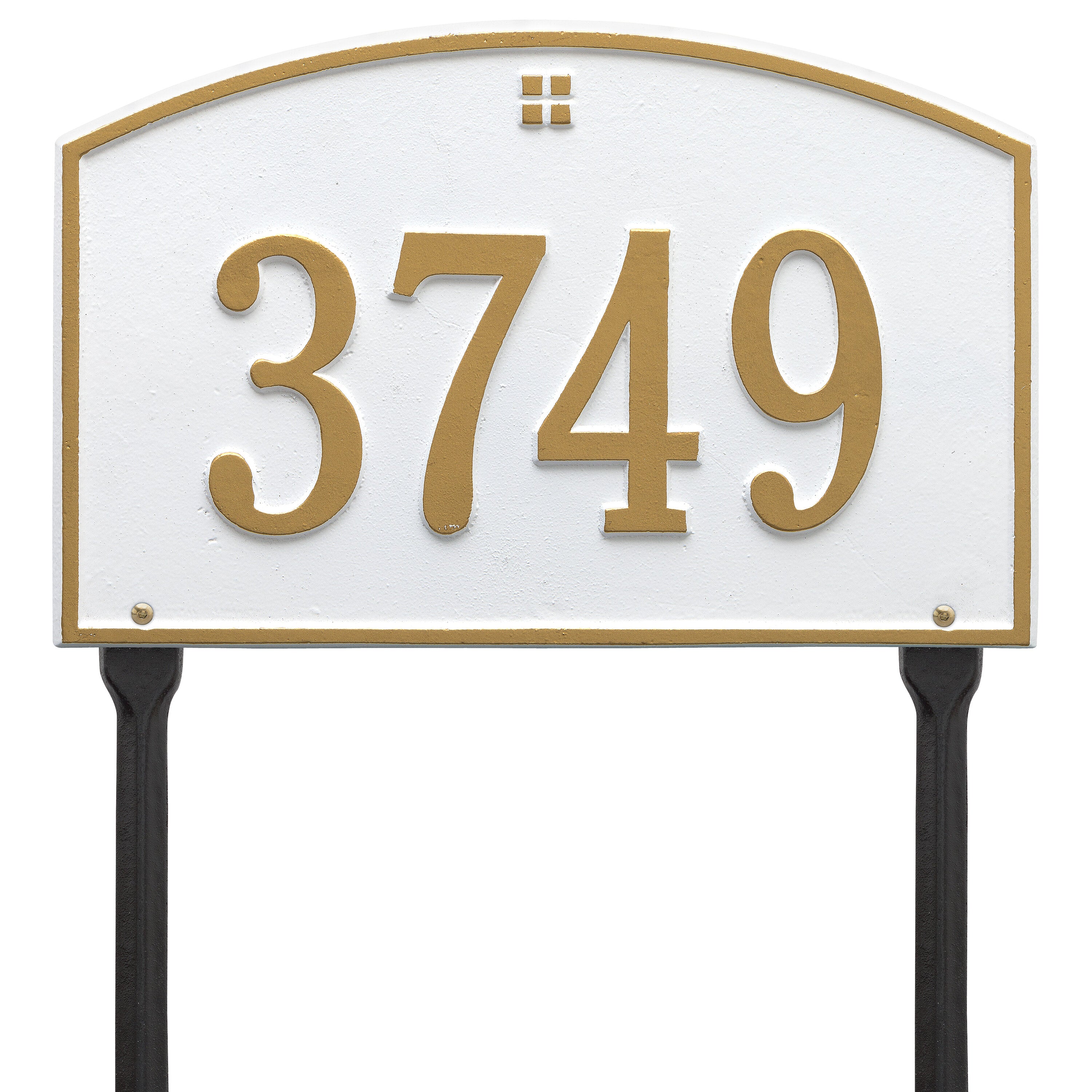 Cape Charles Standard Lawn Address Plaque