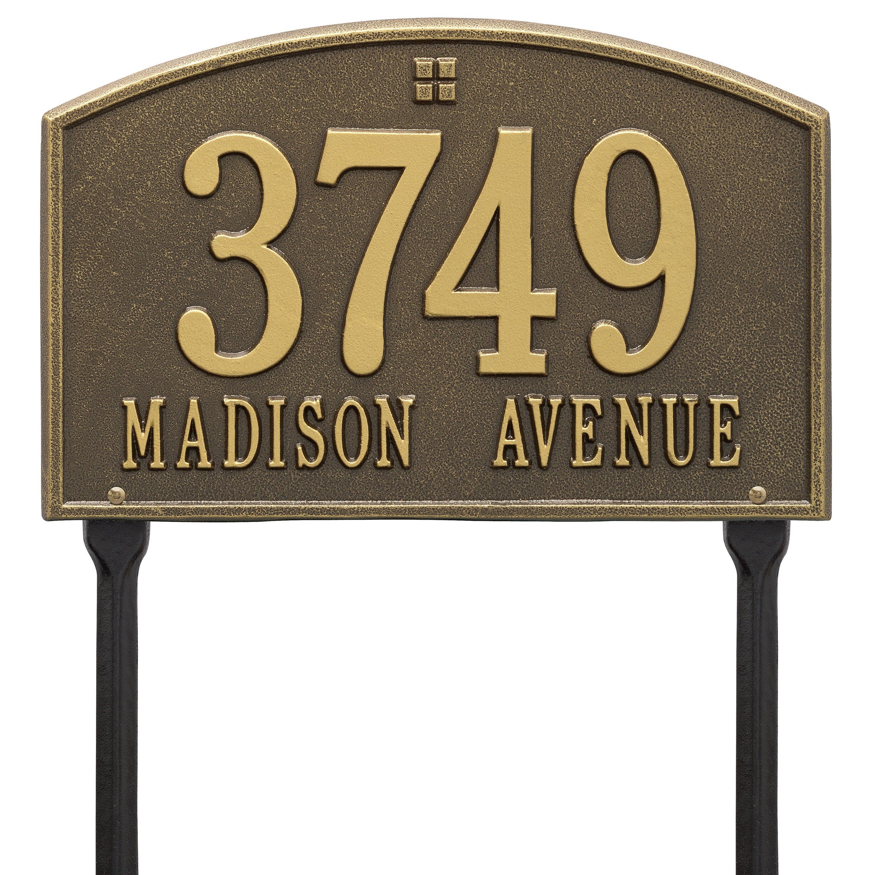 Cape Charles Standard Lawn Address Plaque