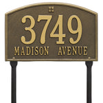 Cape Charles Standard Lawn Address Plaque