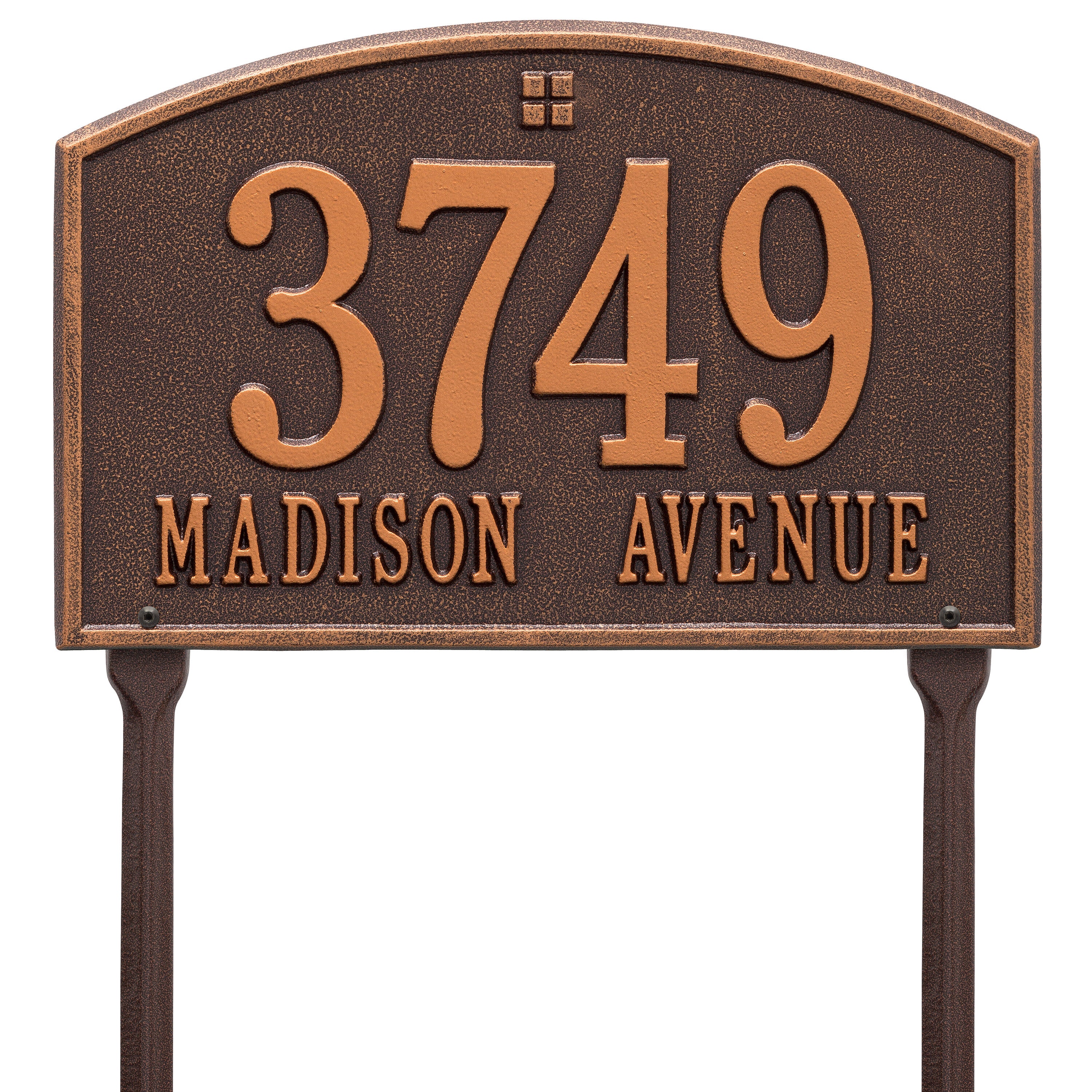 Cape Charles Standard Lawn Address Plaque