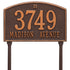 Cape Charles Standard Lawn Address Plaque