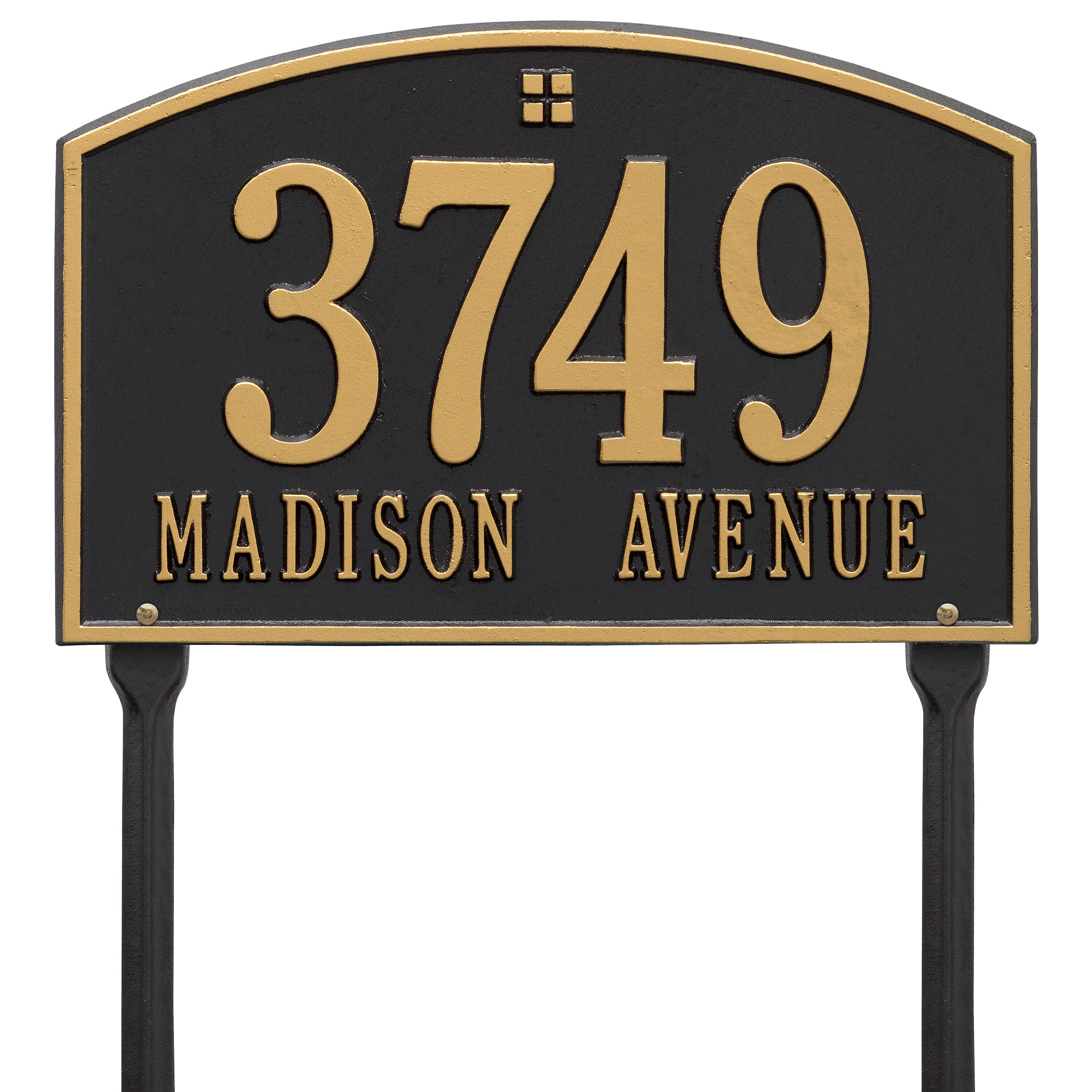 Cape Charles Standard Lawn Address Plaque