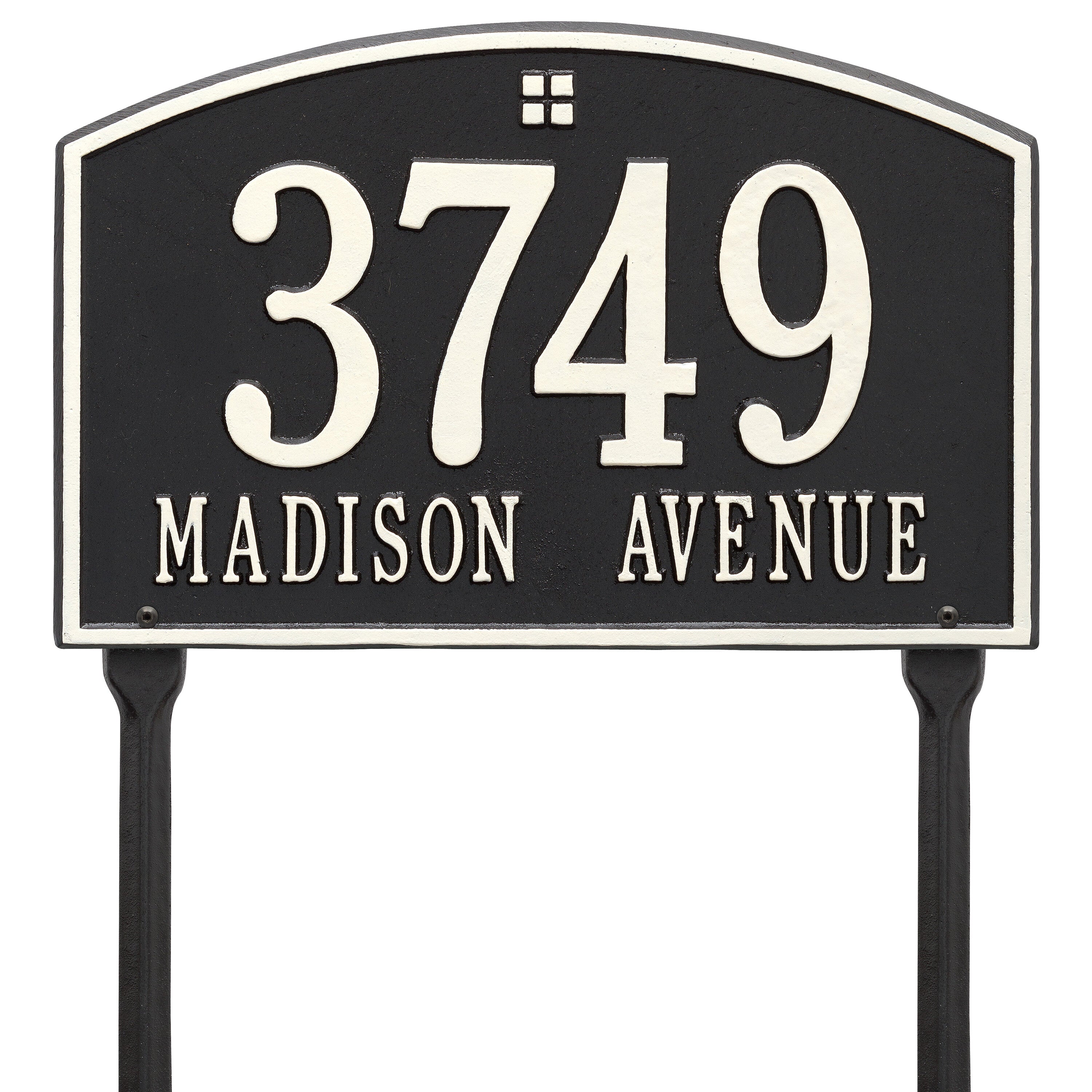 Cape Charles Standard Lawn Address Plaque