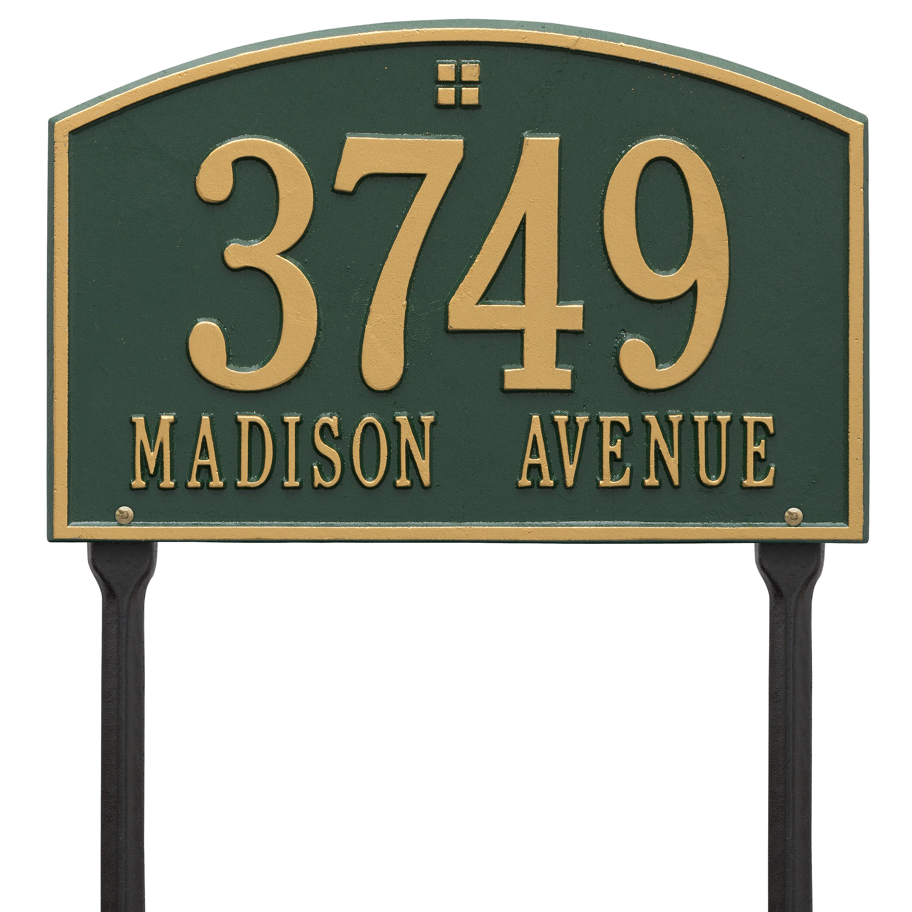 Cape Charles Standard Lawn Address Plaque
