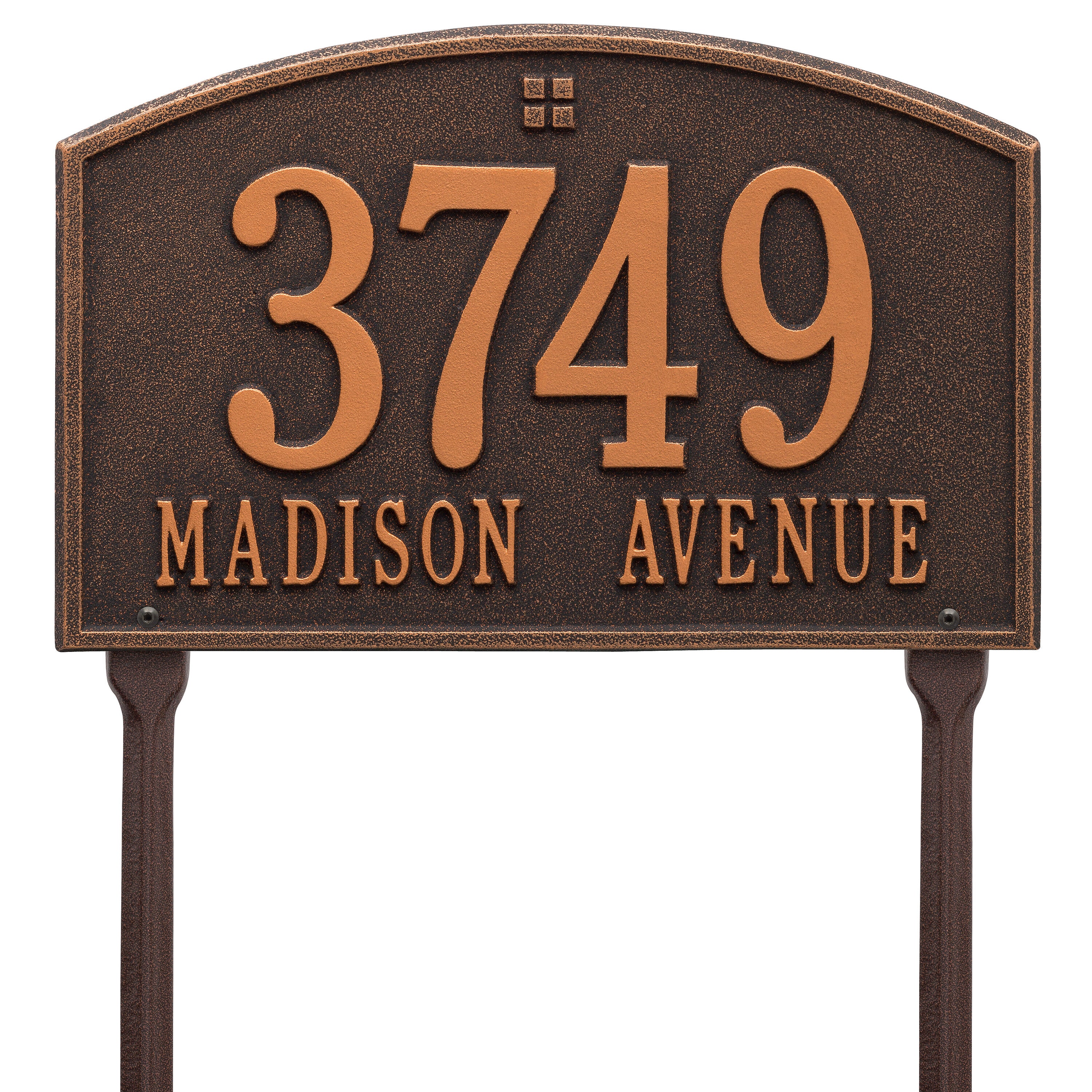 Cape Charles Standard Lawn Address Plaque