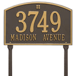 Cape Charles Standard Lawn Address Plaque