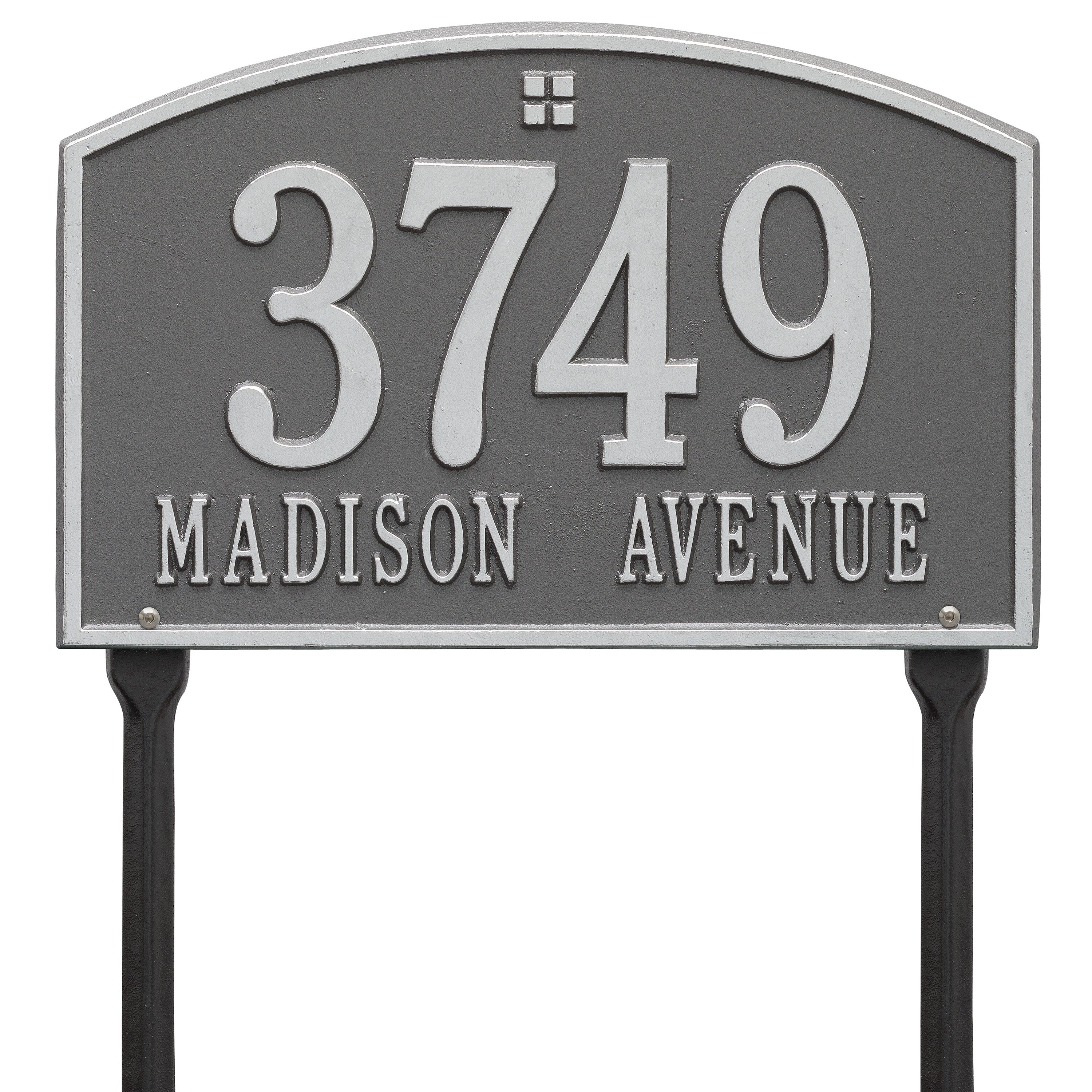 Cape Charles Standard Lawn Address Plaque