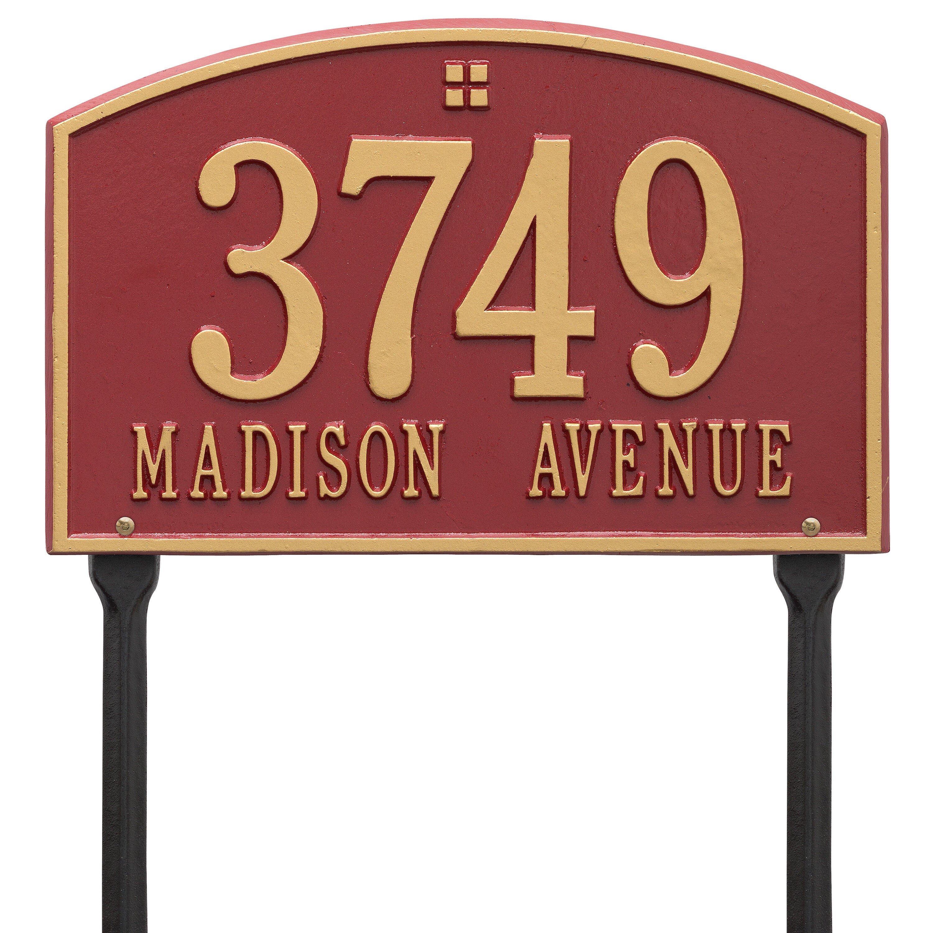 Cape Charles Standard Lawn Address Plaque