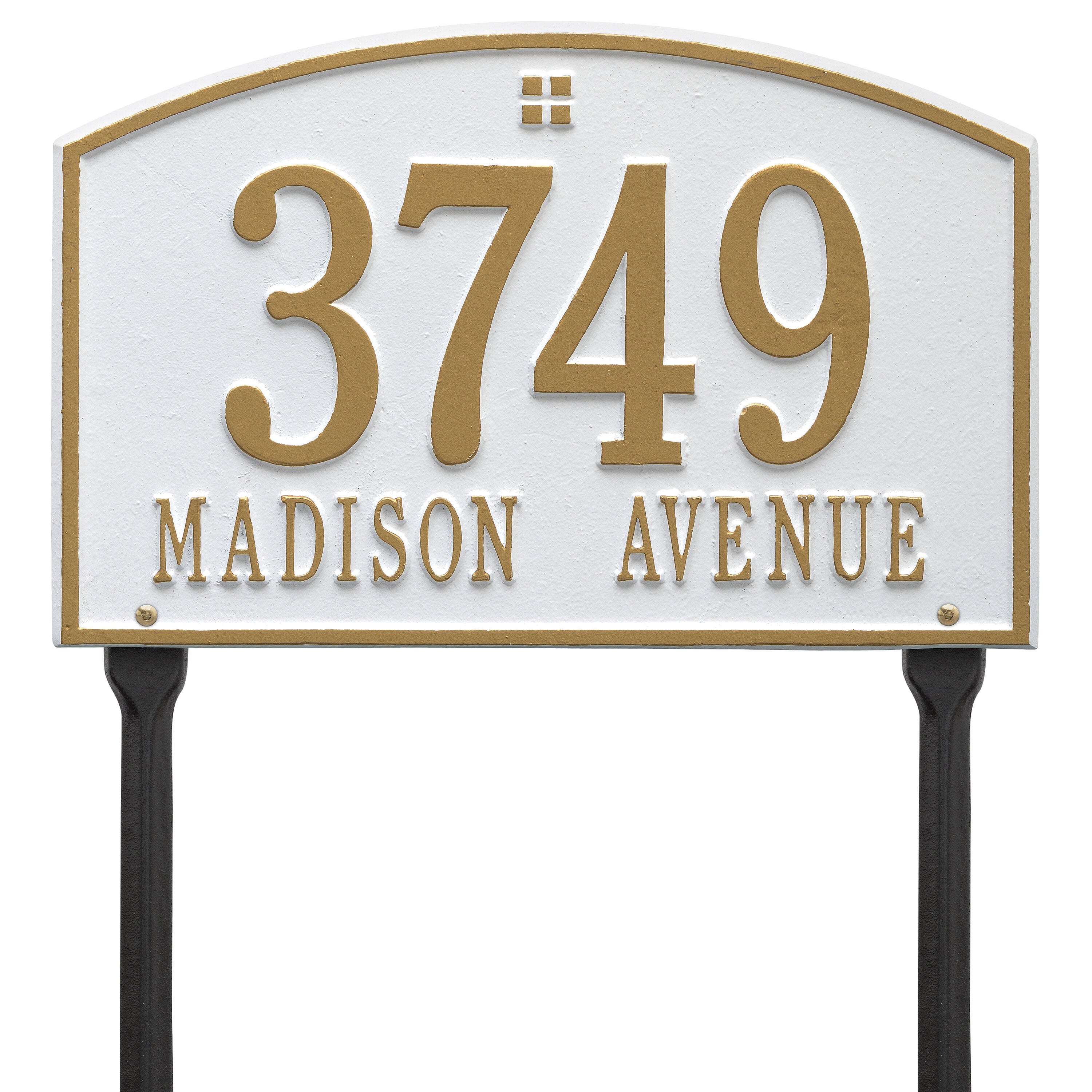 Cape Charles Standard Lawn Address Plaque