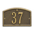 Cape Charles Petite Wall Address Plaque