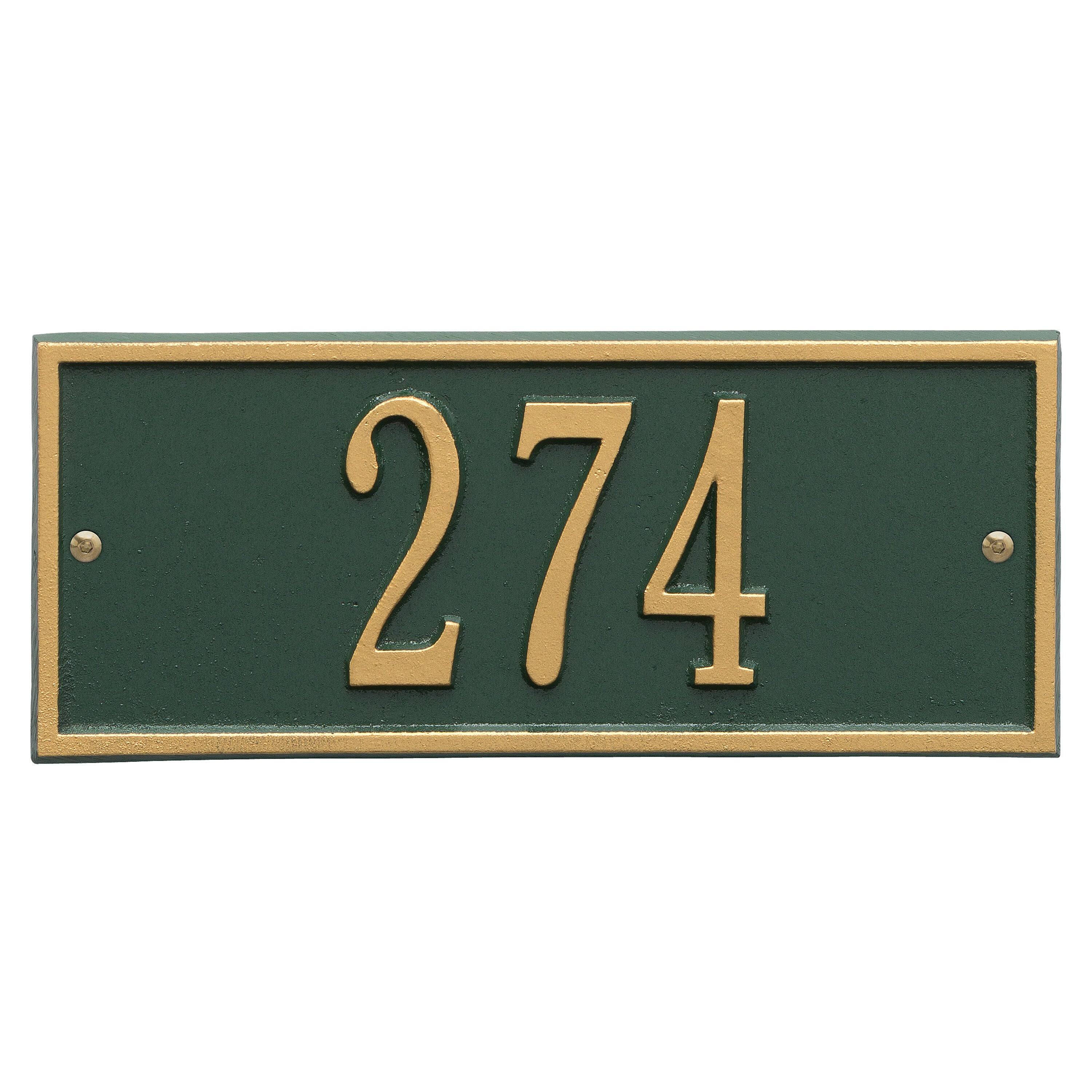 Hartford Mini Wall Address Plaque
