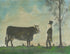 Kolene Spicher - Landscape - Man With Prized Cow