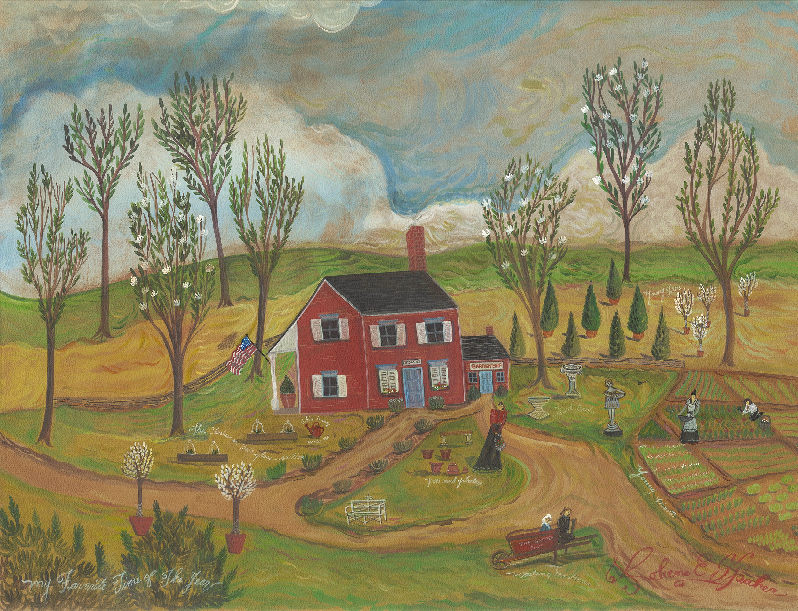 Kolene Spicher - Landscape - Organic Garden Shop