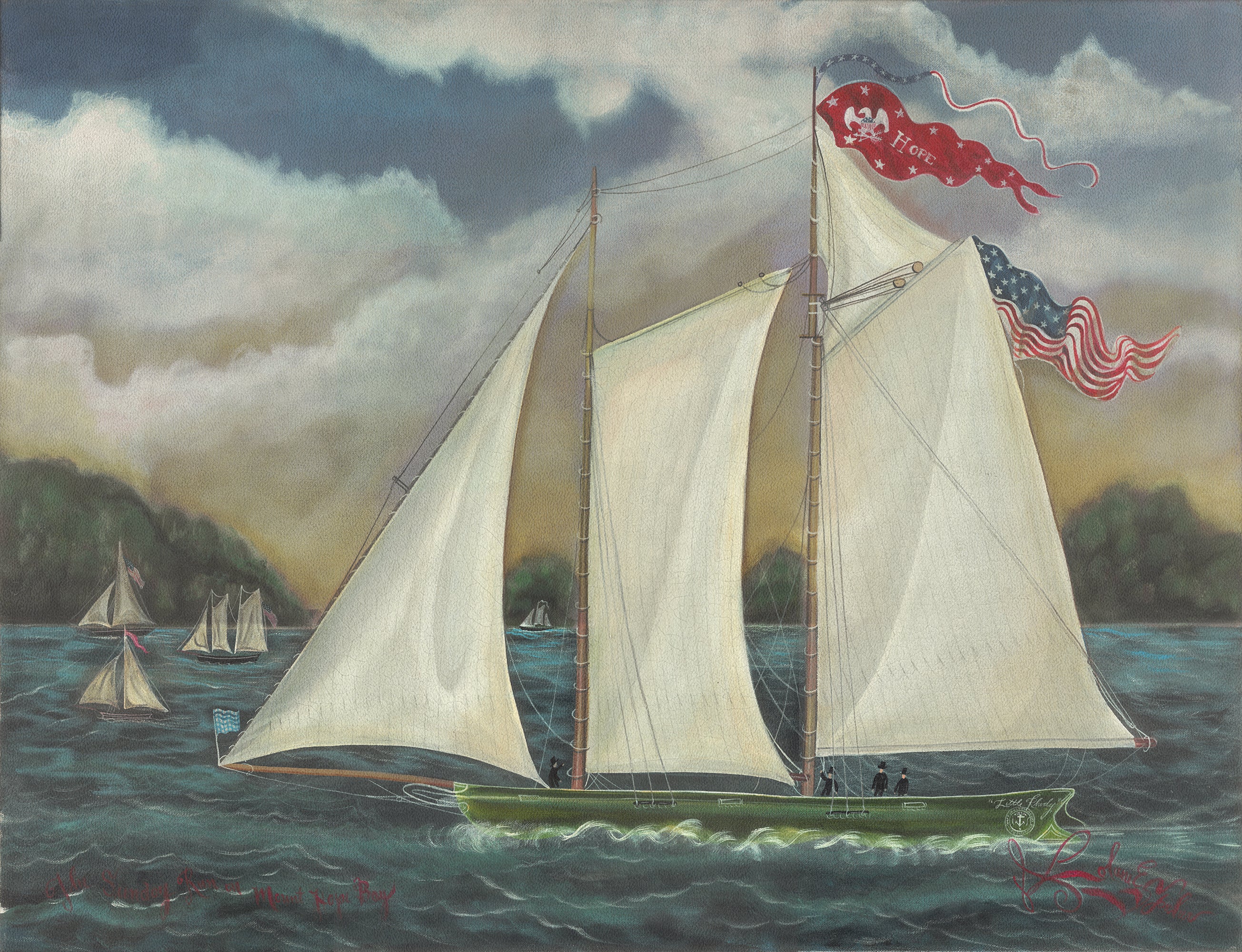 Kolene Spicher - Ships - Sunday Run on Mount Hope Bay