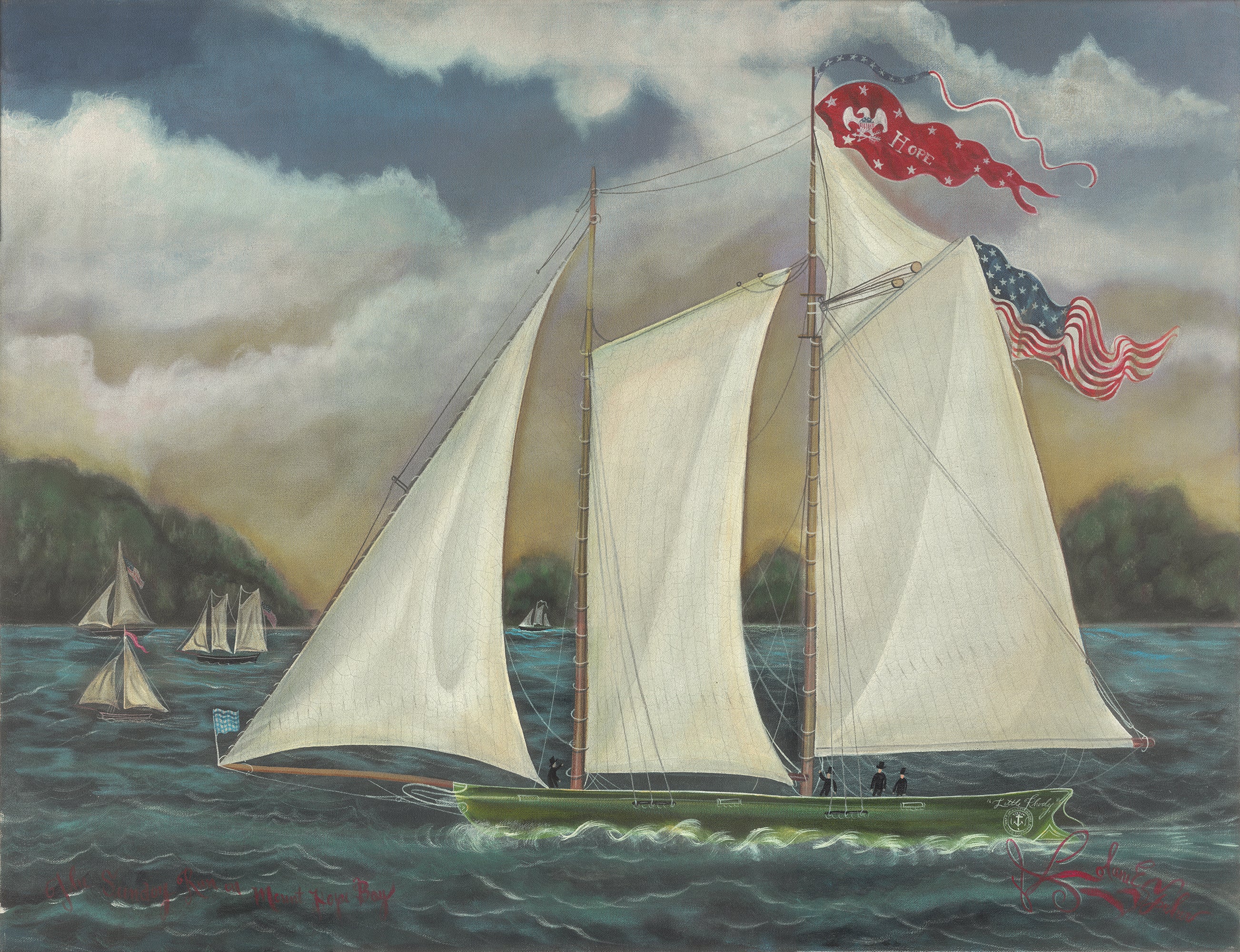 Kolene Spicher - Ships - Sunday Run on Mount Hope Bay