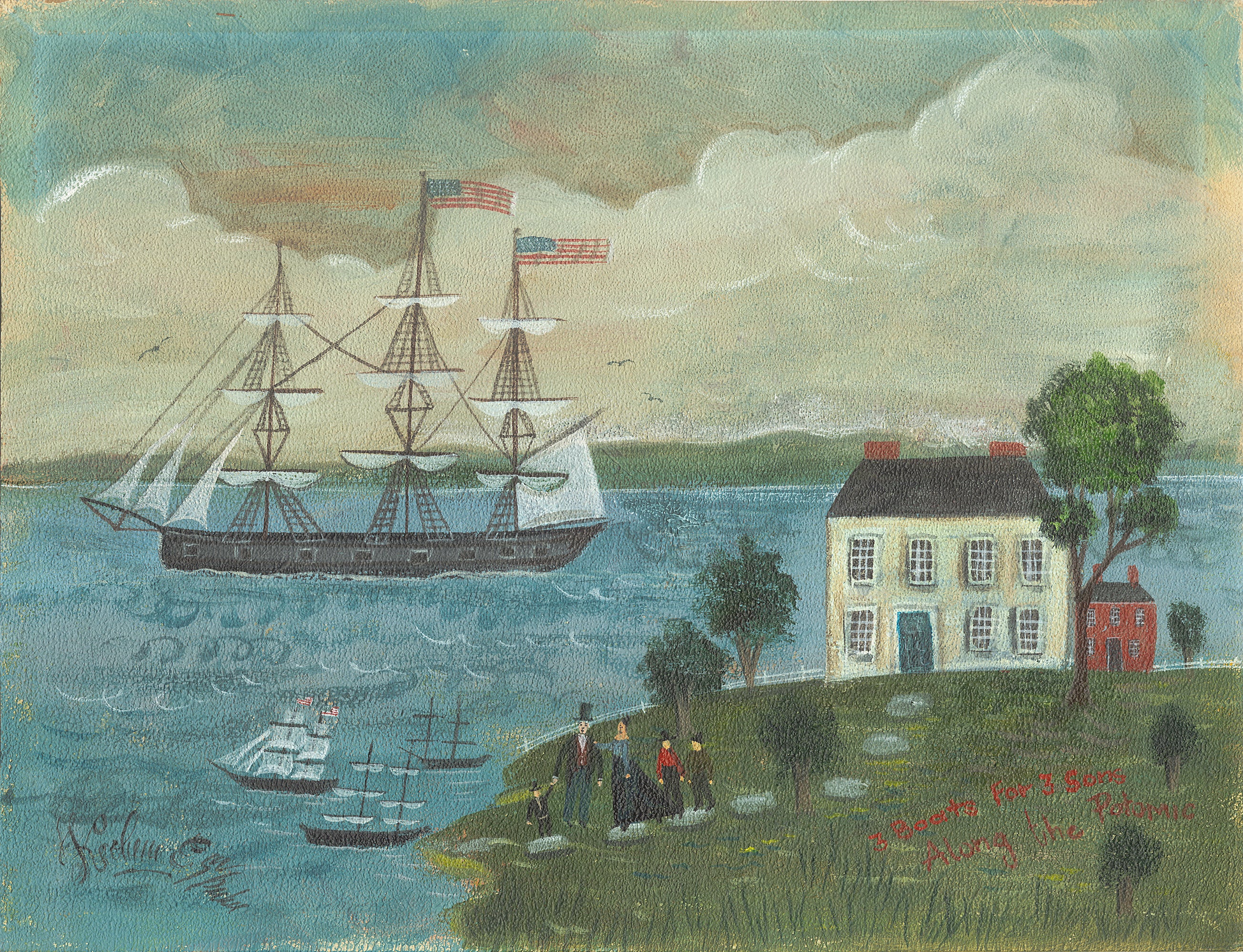 Kolene Spicher - Ships - Three Boats for Three Sons