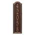 Manchester Vertical Wall Plaque