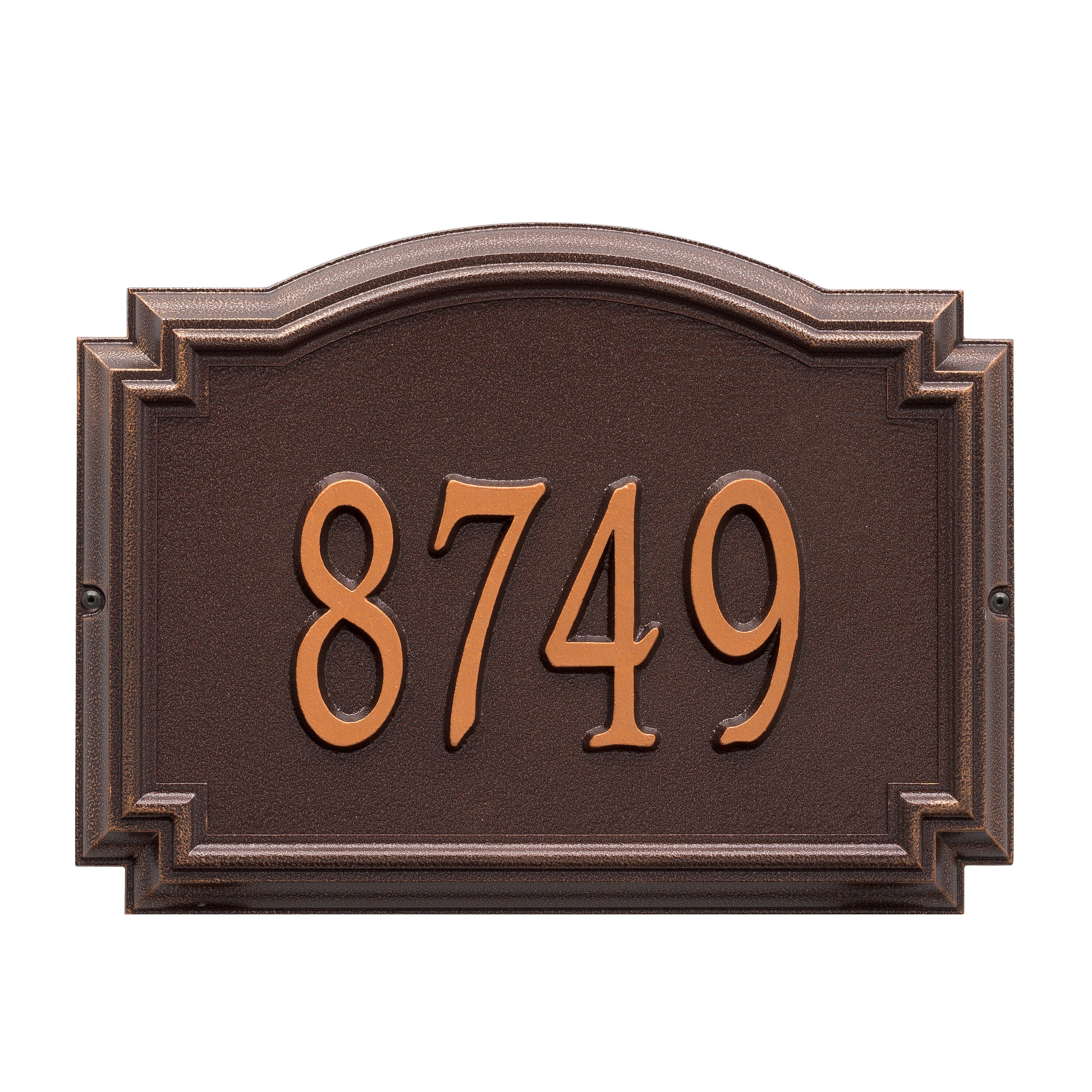 Williamsburg Standard Wall Address Plaque