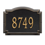 Williamsburg Standard Wall Address Plaque