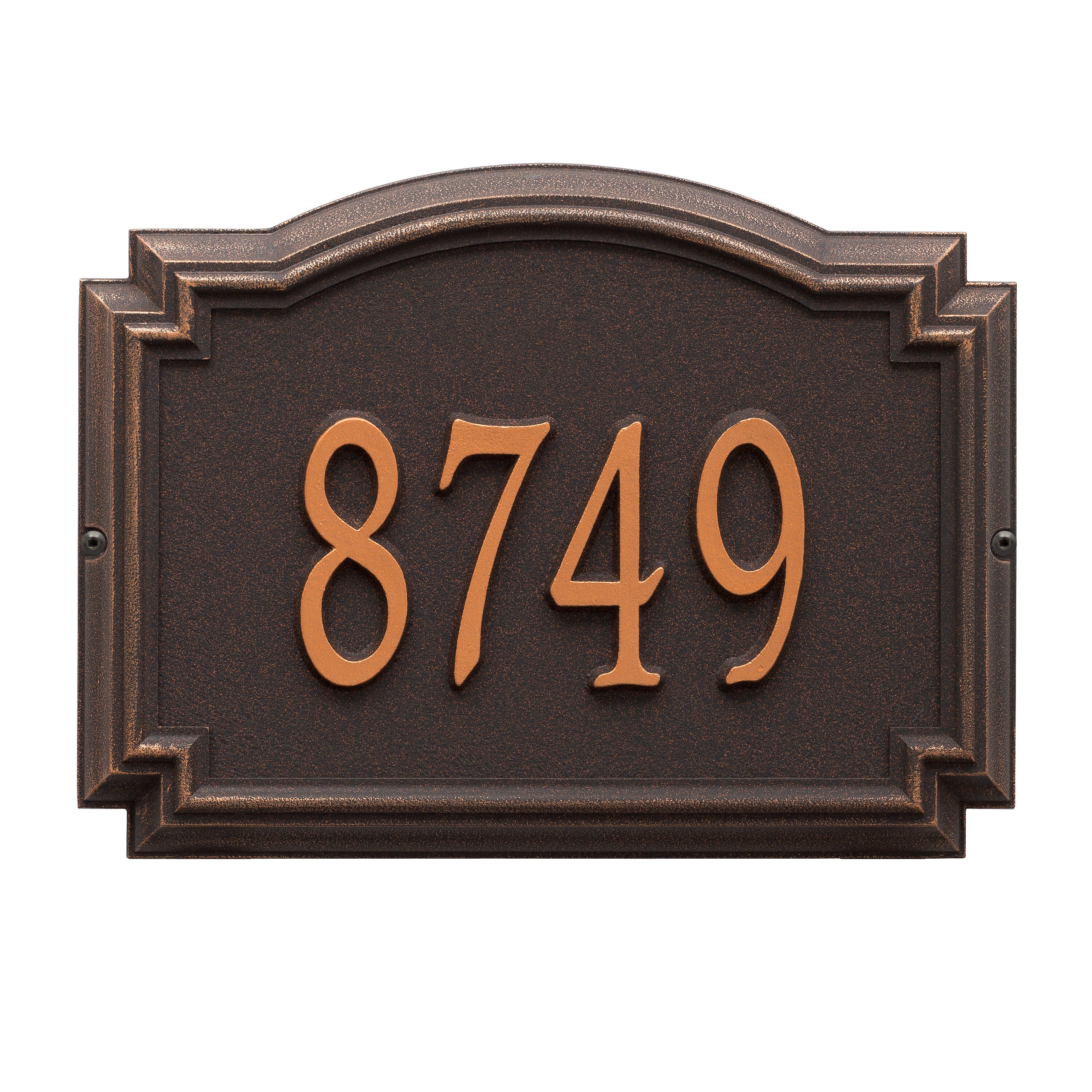Williamsburg Standard Wall Address Plaque