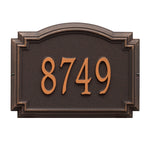 Williamsburg Standard Wall Address Plaque