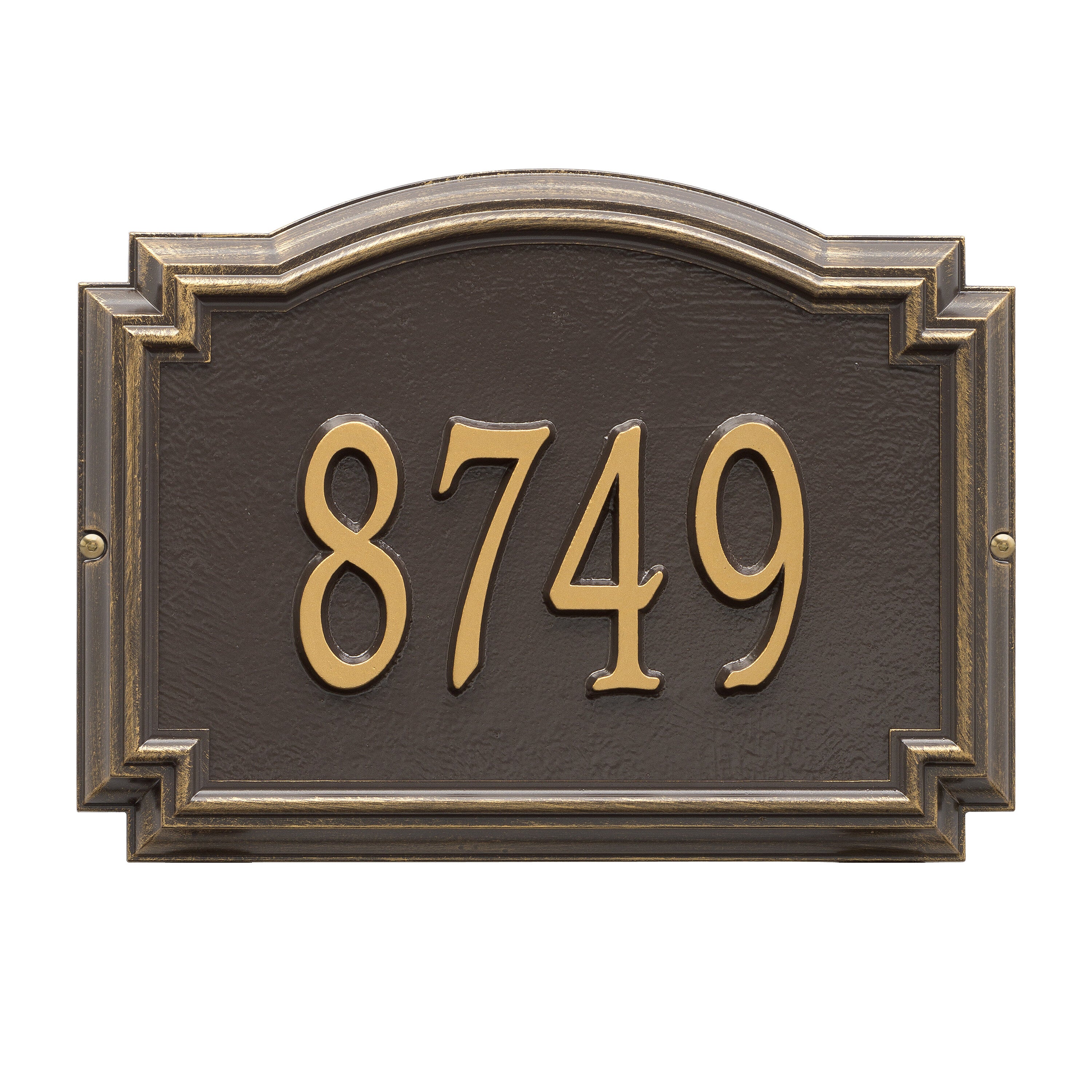 Williamsburg Standard Wall Address Plaque