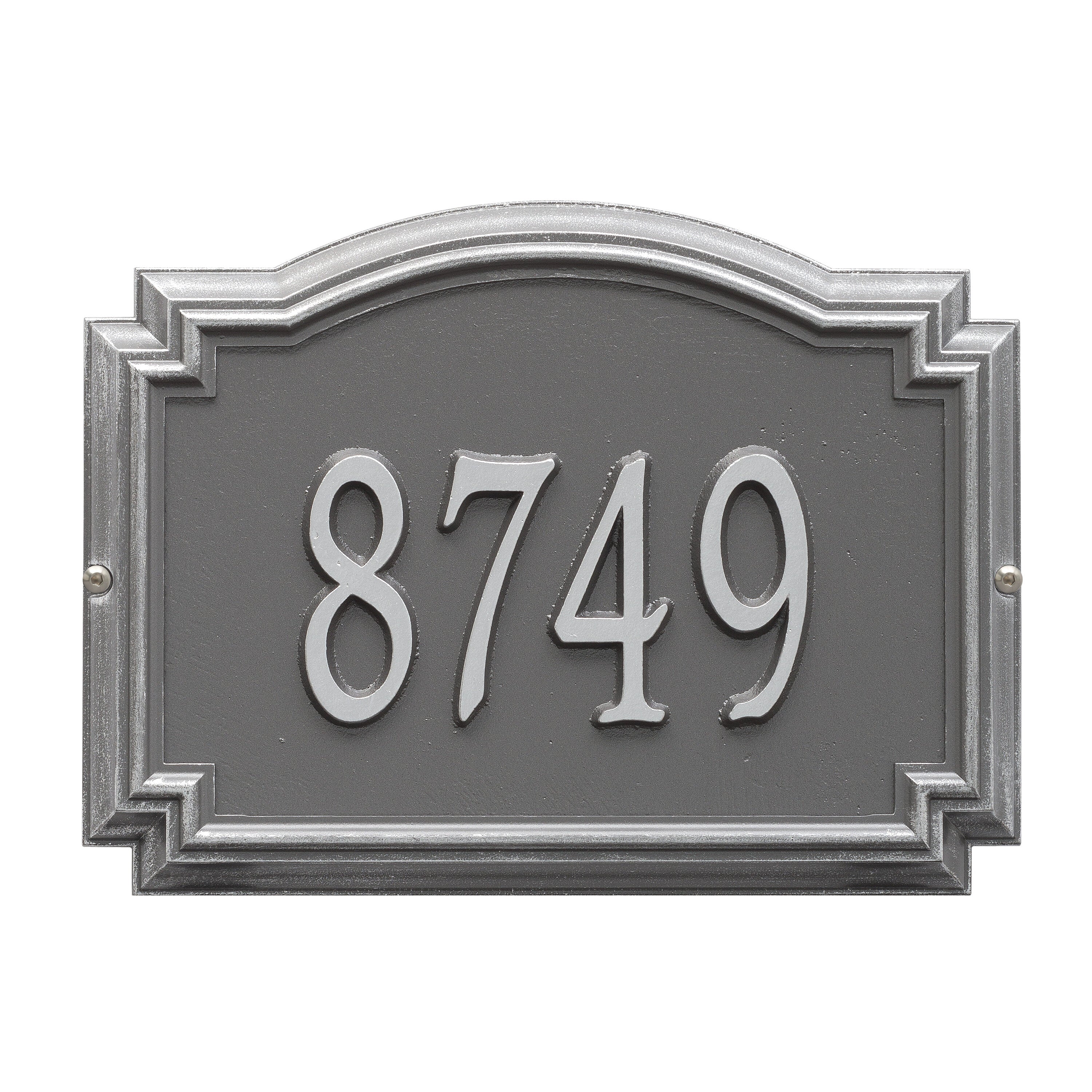 Williamsburg Standard Wall Address Plaque