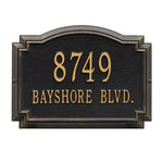 Williamsburg Standard Wall Address Plaque