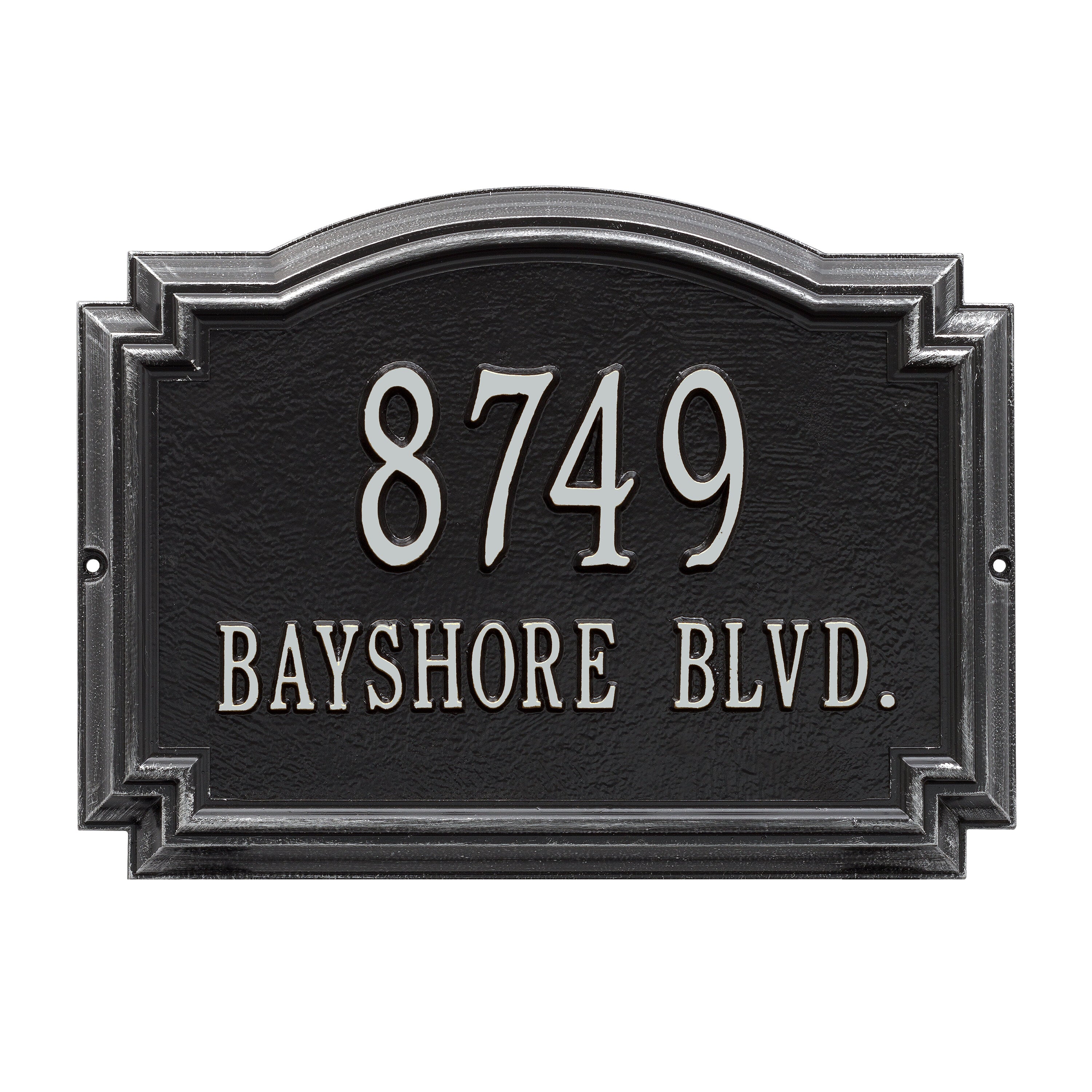 Williamsburg Standard Wall Address Plaque