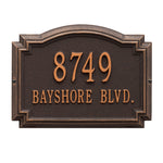 Williamsburg Standard Wall Address Plaque