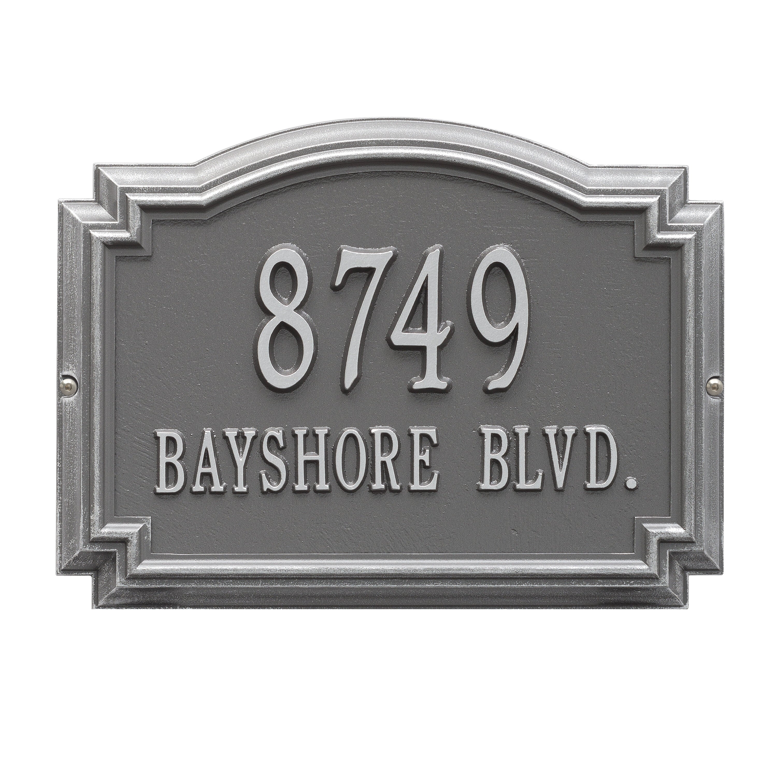 Williamsburg Standard Wall Address Plaque