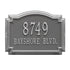 Williamsburg Standard Wall Address Plaque