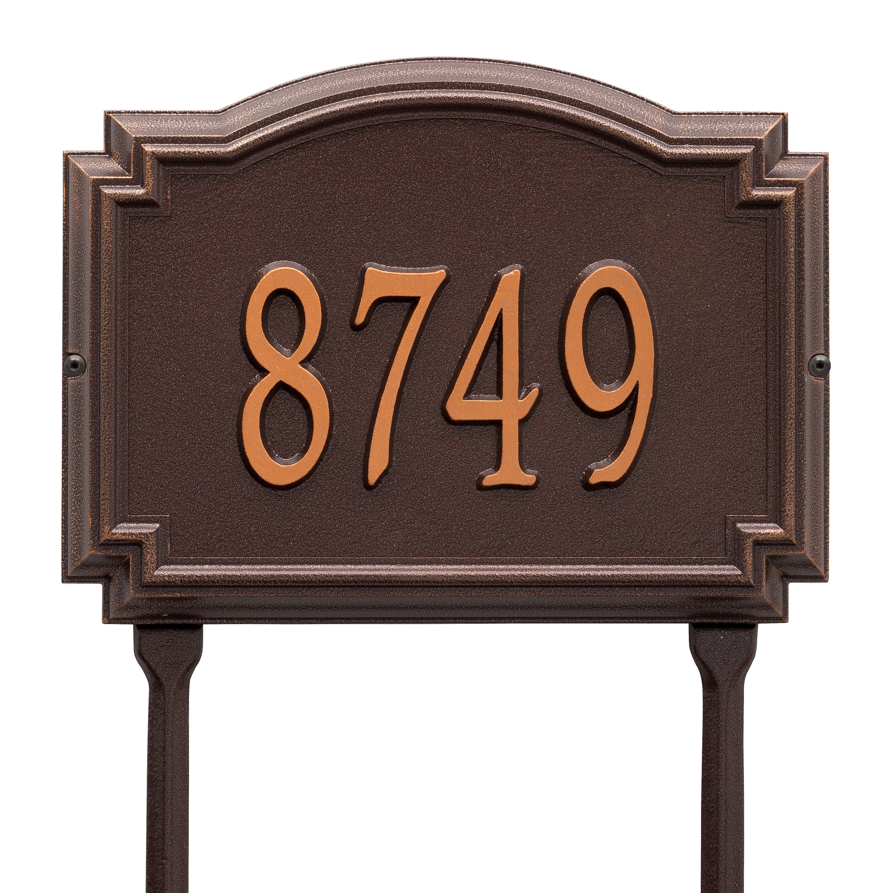 Williamsburg Standard Lawn Address Plaque