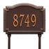 Williamsburg Standard Lawn Address Plaque