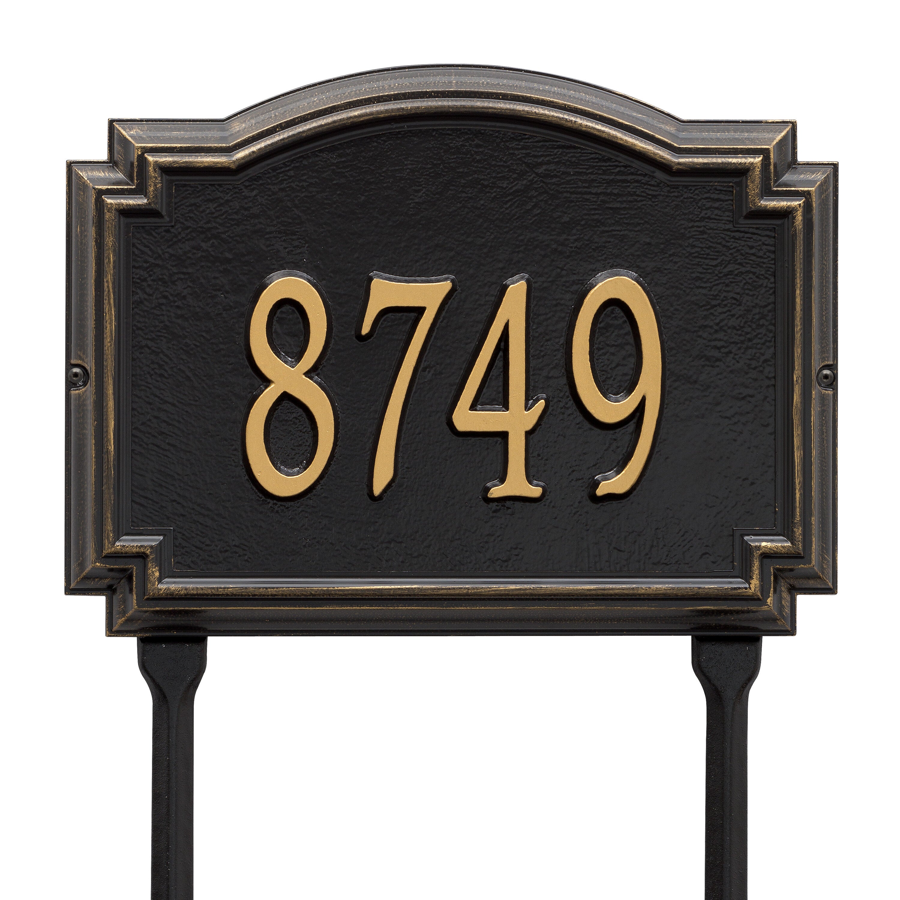 Williamsburg Standard Lawn Address Plaque