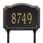 Williamsburg Standard Lawn Address Plaque