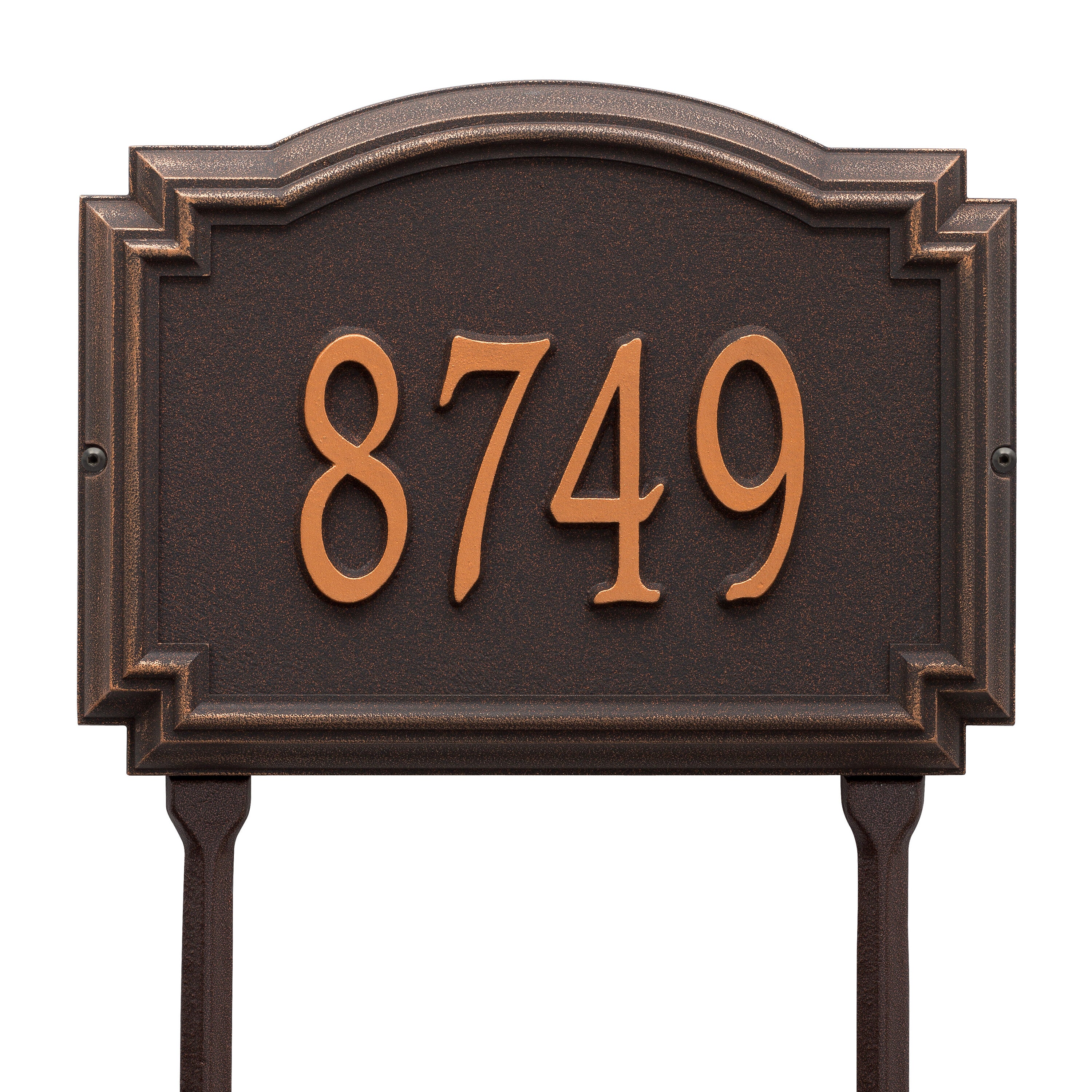 Williamsburg Standard Lawn Address Plaque