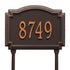 Williamsburg Standard Lawn Address Plaque